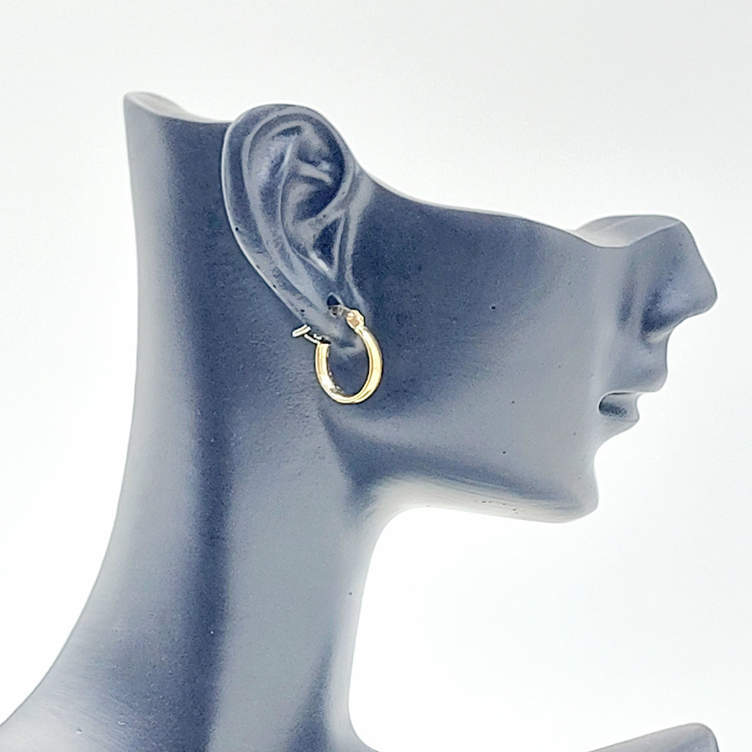 18K حلق ذبلة اطفال-مجوهرات الشيخ سعيد-Saeed Jewelry 
