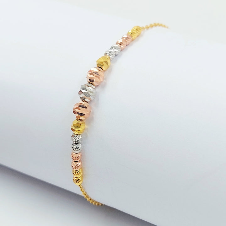 21K اسوارة طابات اكسترا-مجوهرات الشيخ سعيد-Saeed Jewelry 