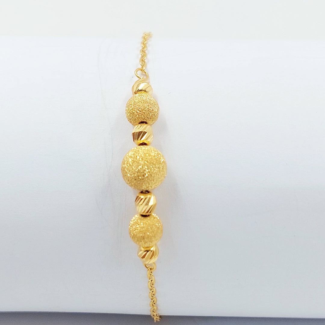 21K اسوارة طابات-مجوهرات الشيخ سعيد-Saeed Jewelry 