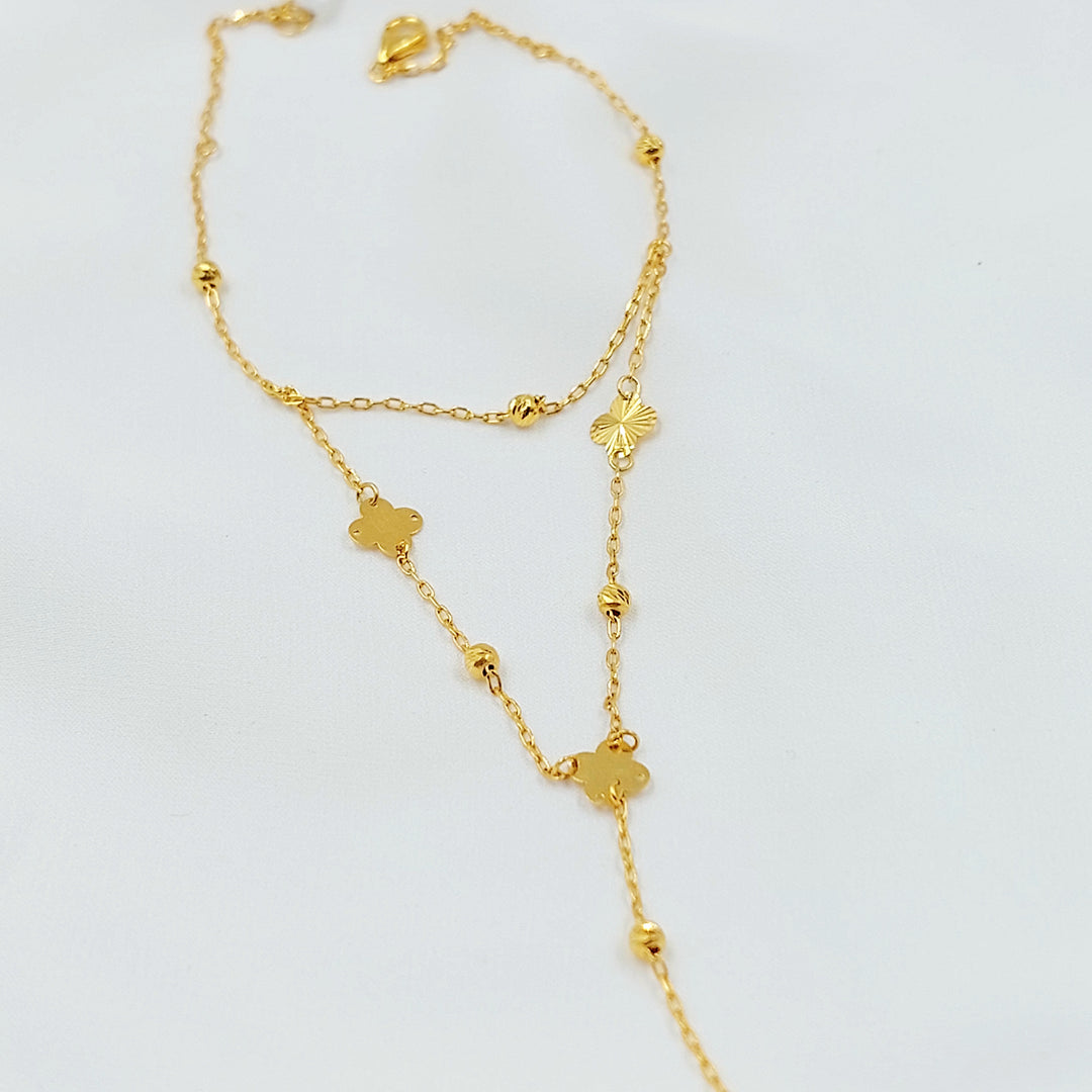 21K كف وردة-مجوهرات الشيخ سعيد-Saeed Jewelry 
