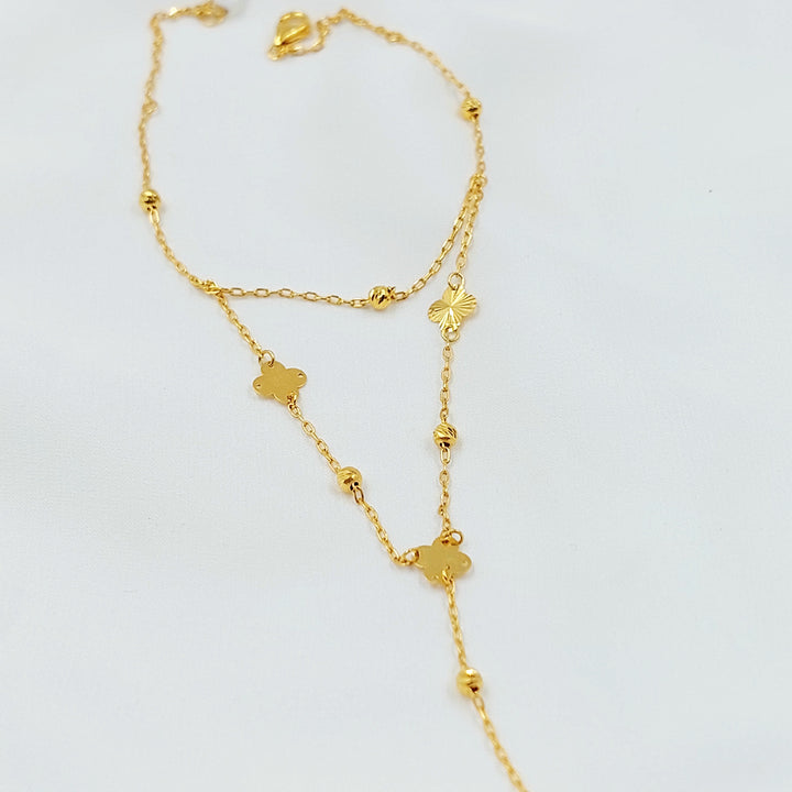 21K كف وردة-مجوهرات الشيخ سعيد-Saeed Jewelry 