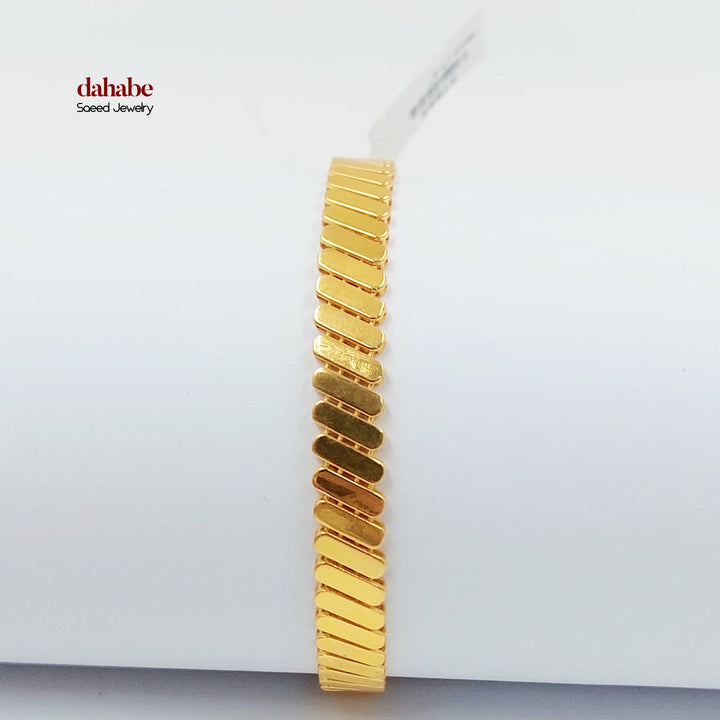 21K اسوارة افعى-مجوهرات الشيخ سعيد-Saeed Jewelry 