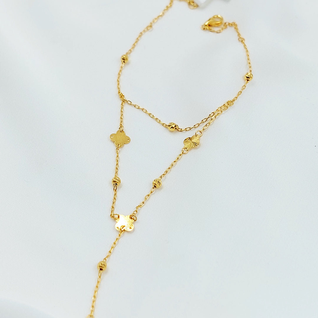 21K كف وردة-مجوهرات الشيخ سعيد-Saeed Jewelry 