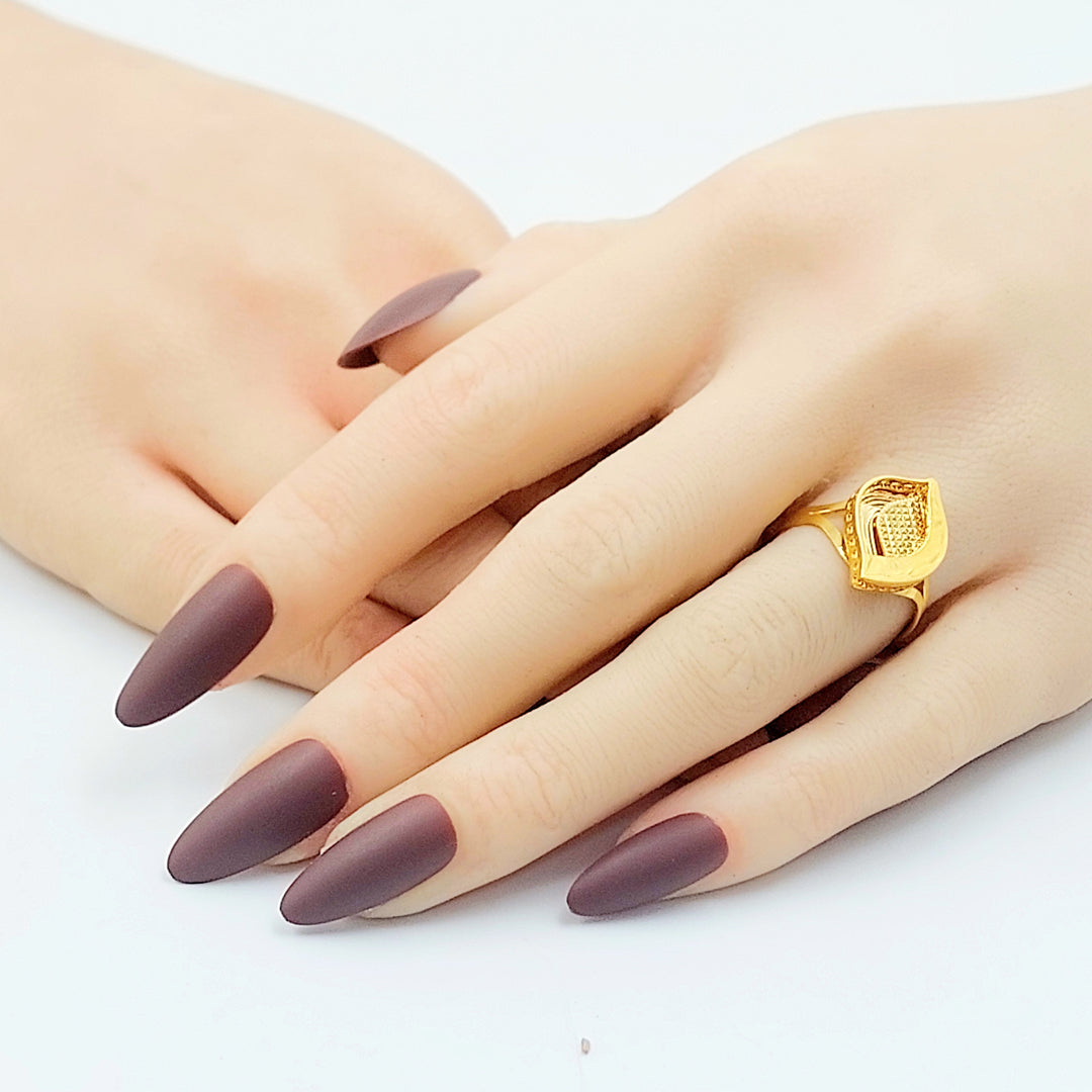 21K خاتم اكسترا-مجوهرات الشيخ سعيد-Saeed Jewelry 