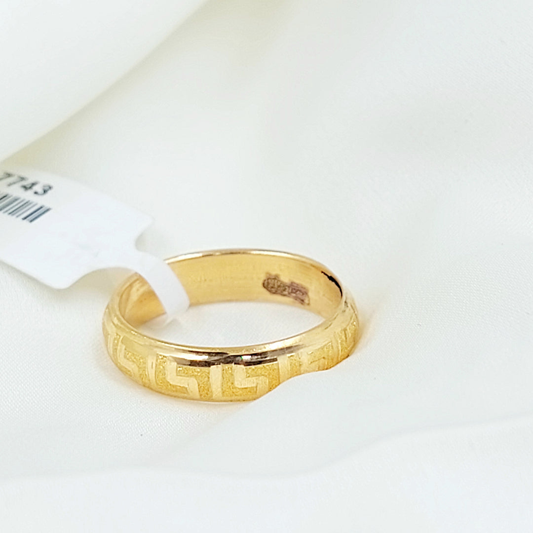 21K ذبلة فيرنا رفيع-مجوهرات الشيخ سعيد-Saeed Jewelry 