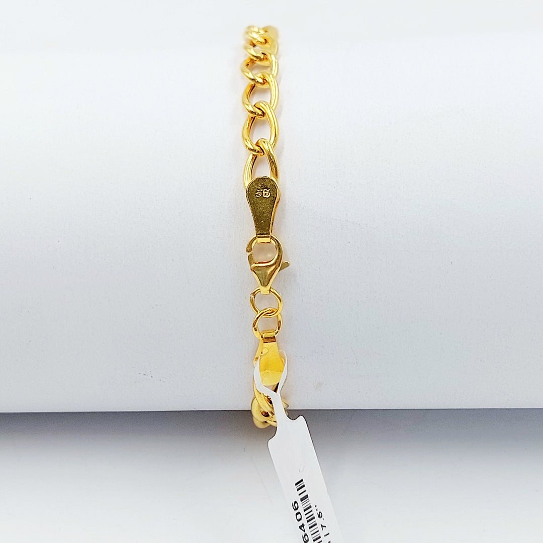 21K اسوارة جنزير اكسترا-مجوهرات الشيخ سعيد-Saeed Jewelry 