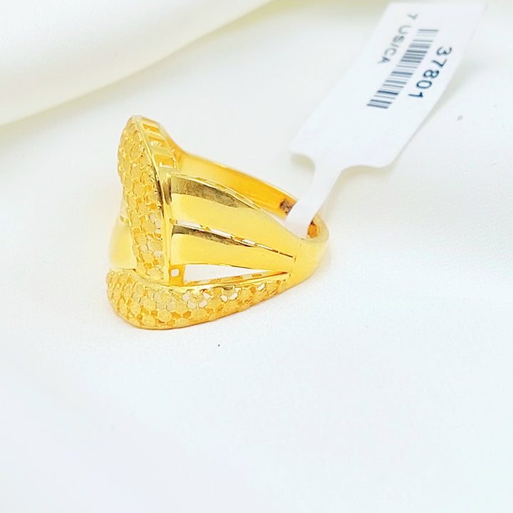 21K خاتم اكسترا-مجوهرات الشيخ سعيد-Saeed Jewelry 