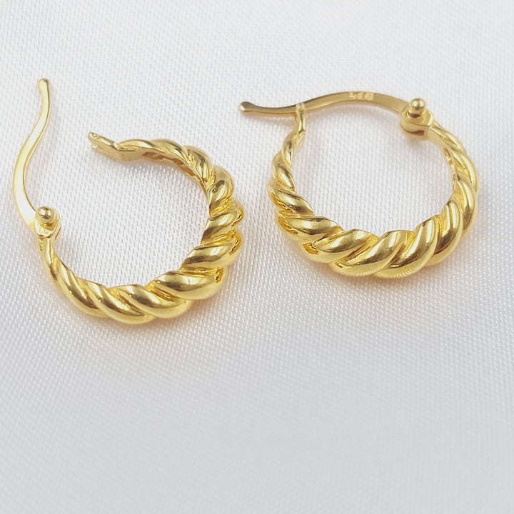 21K حلق ذبلة اكسترا-مجوهرات الشيخ سعيد-Saeed Jewelry 