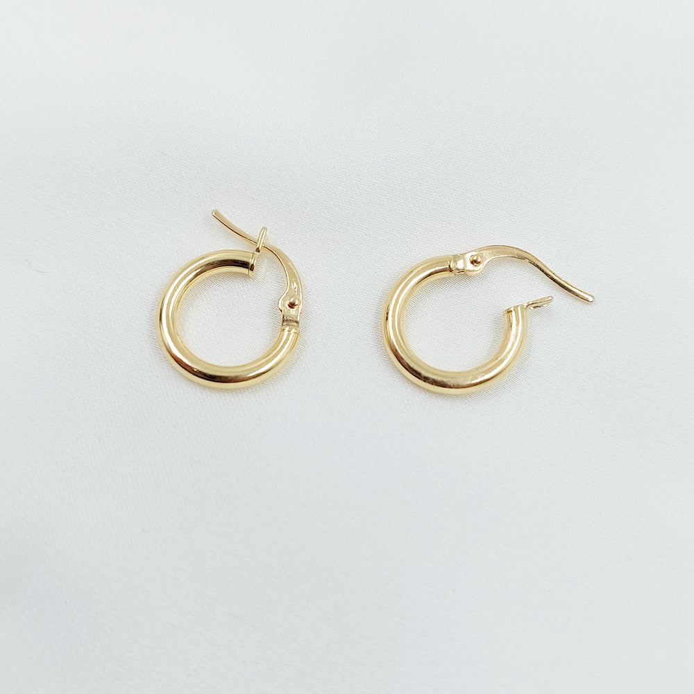 18K حلق ذبلة اطفال-مجوهرات الشيخ سعيد-Saeed Jewelry 