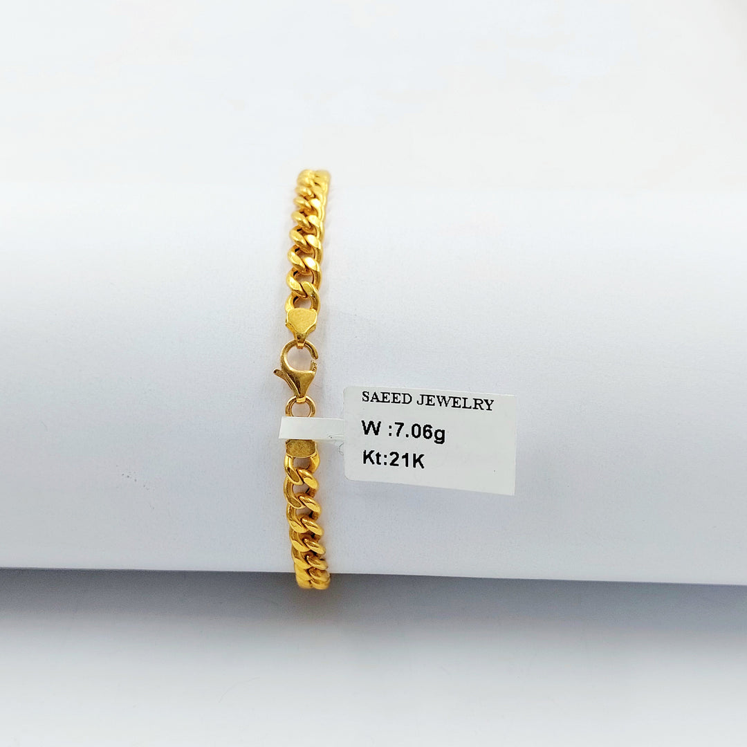 21K اسوارة قلب اكسترا-مجوهرات الشيخ سعيد-Saeed Jewelry 