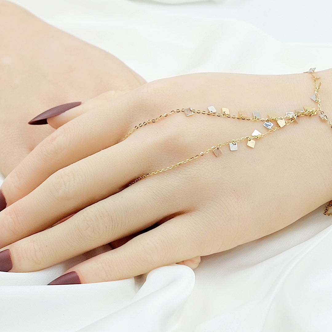 18K كف اكسترا ناعم-مجوهرات الشيخ سعيد-Saeed Jewelry 