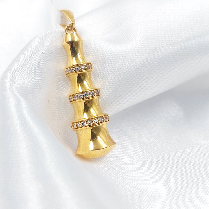 21K تعليقة اجنحة اكسترا-مجوهرات الشيخ سعيد-Saeed Jewelry 