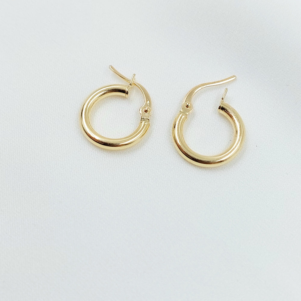 18K حلق ذبلة اطفال-مجوهرات الشيخ سعيد-Saeed Jewelry 