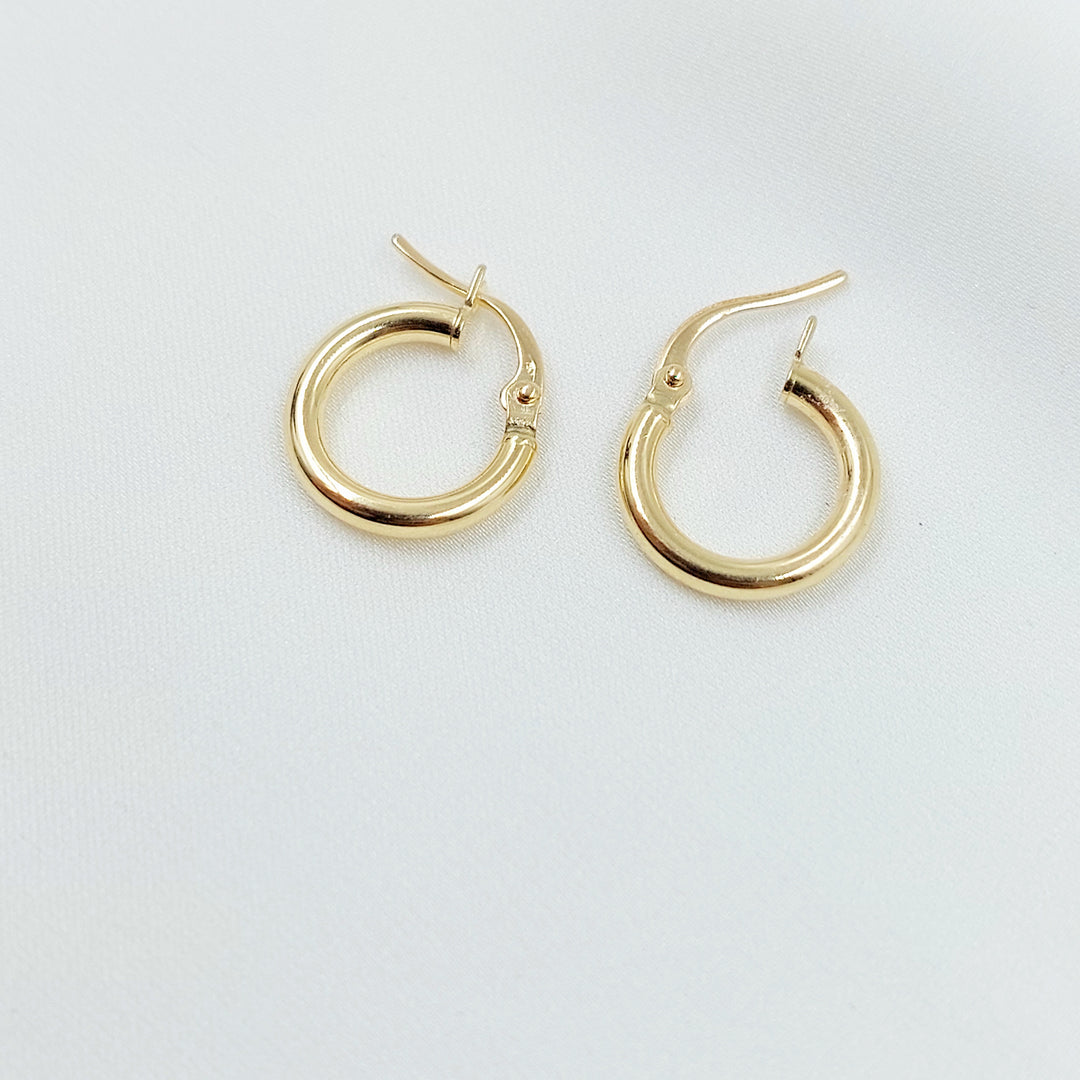 18K حلق ذبلة اطفال-مجوهرات الشيخ سعيد-Saeed Jewelry 