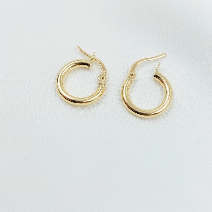 18K حلق ذبلة اطفال-مجوهرات الشيخ سعيد-Saeed Jewelry 