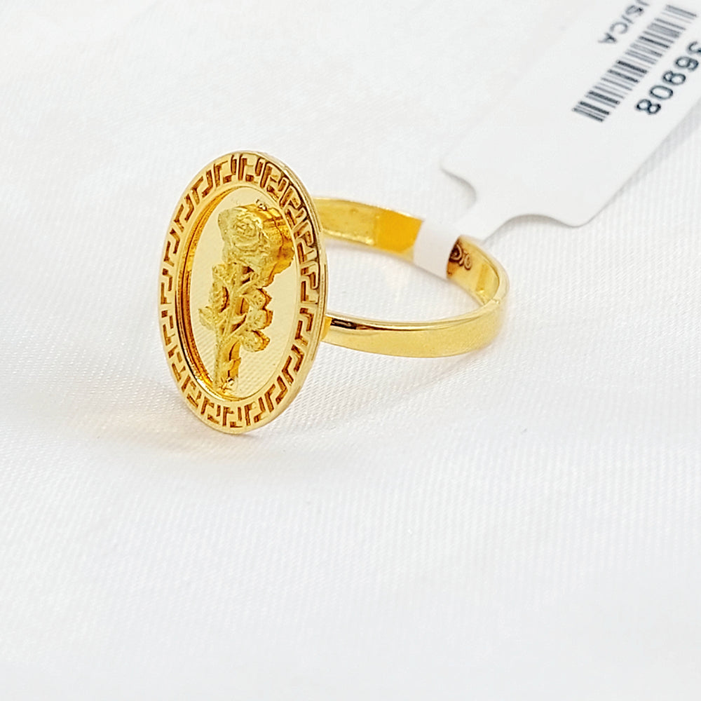 21K خاتم اونصه-مجوهرات الشيخ سعيد-Saeed Jewelry 