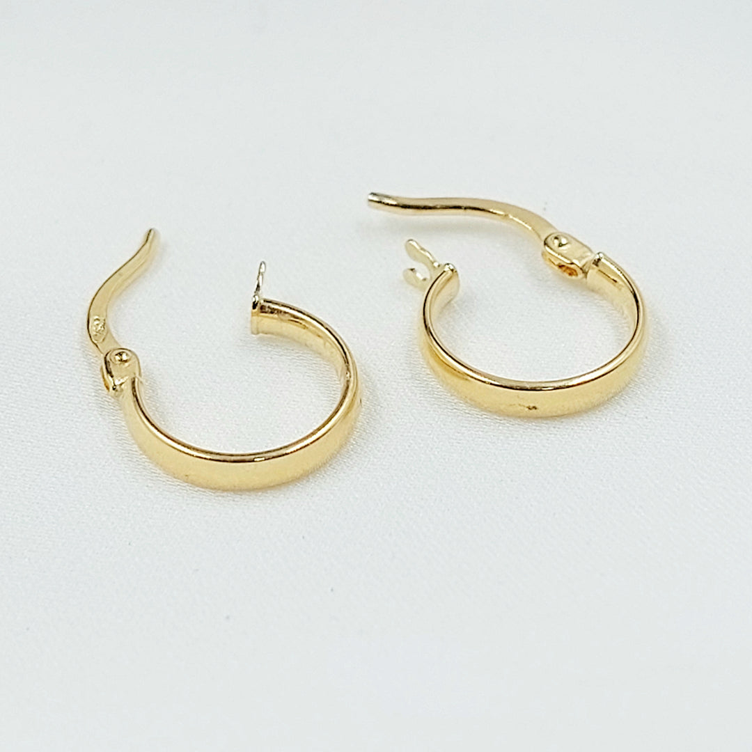 18K حلق ذبلة اطفال-مجوهرات الشيخ سعيد-Saeed Jewelry 