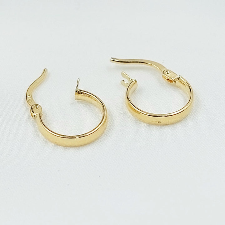 18K حلق ذبلة اطفال-مجوهرات الشيخ سعيد-Saeed Jewelry 