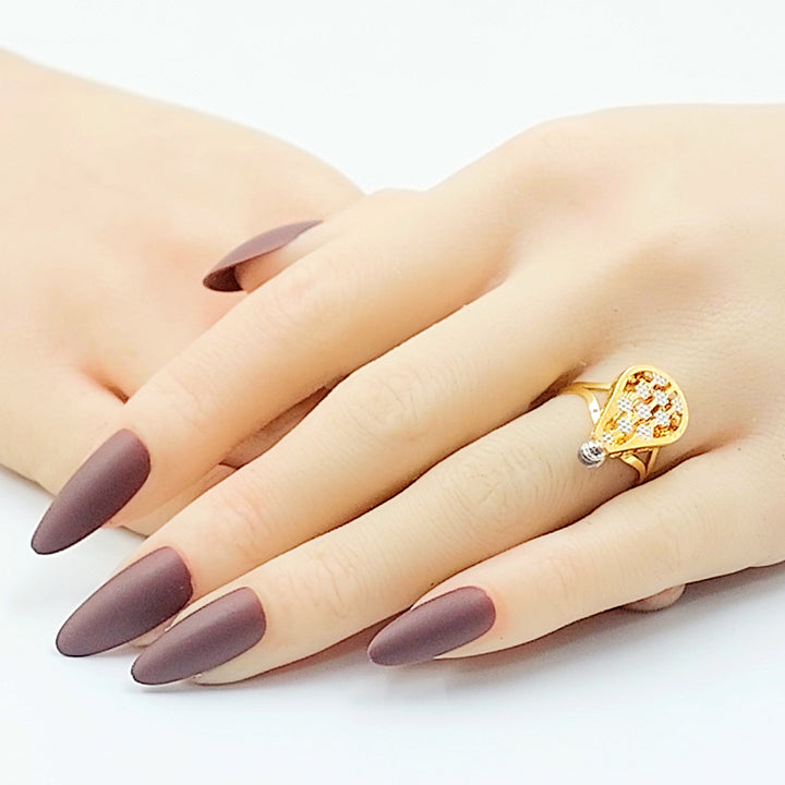 21K خاتم اكسترا-مجوهرات الشيخ سعيد-Saeed Jewelry 