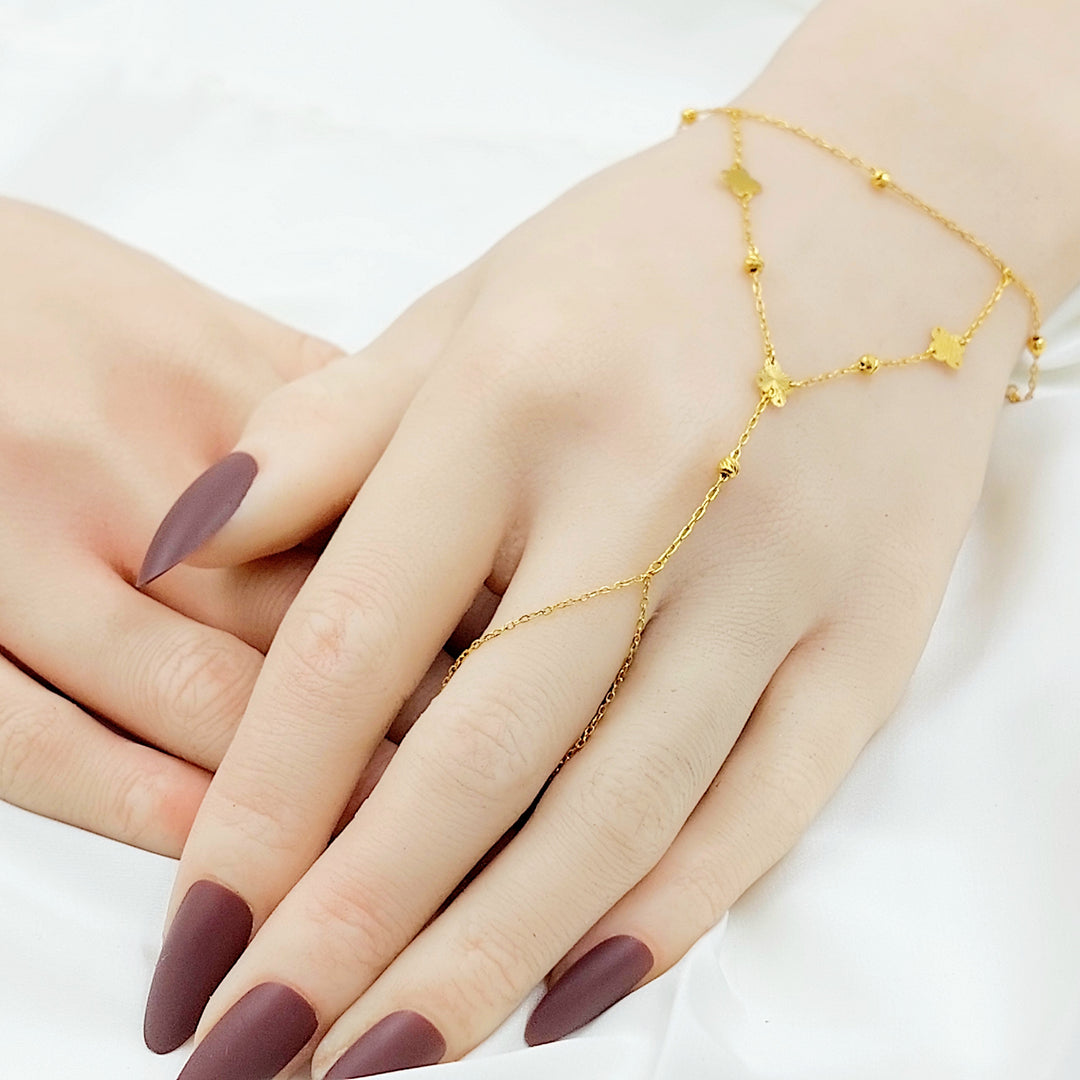 21K كف وردة-مجوهرات الشيخ سعيد-Saeed Jewelry 