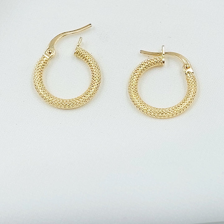 18K حلق ذبلة اكسترا-مجوهرات الشيخ سعيد-Saeed Jewelry 