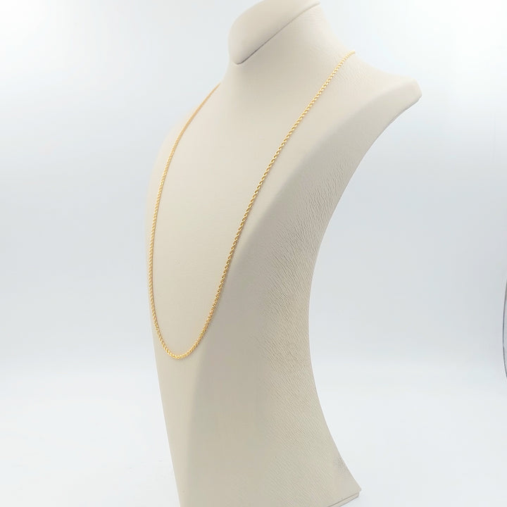 21K سنسال جدل 2.5mm-مجوهرات الشيخ سعيد-Saeed Jewelry 