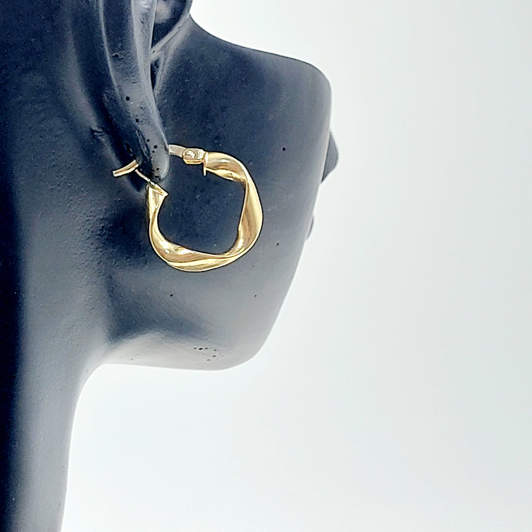 18K حلق ذبلة اكسترا-مجوهرات الشيخ سعيد-Saeed Jewelry 