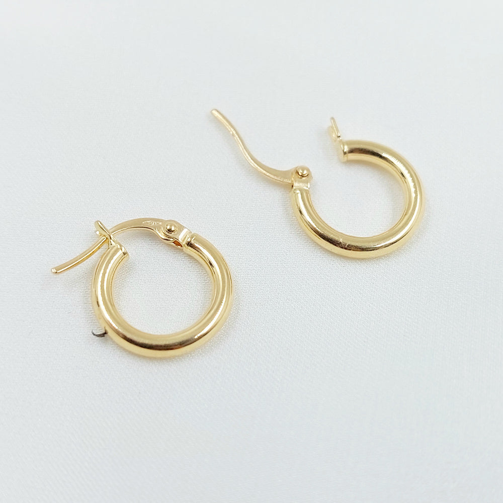 18K حلق ذبلة اطفال-مجوهرات الشيخ سعيد-Saeed Jewelry 