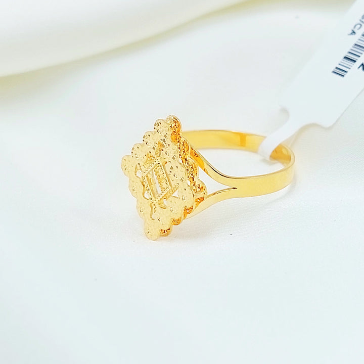 21K خاتم اكسترا-مجوهرات الشيخ سعيد-Saeed Jewelry 