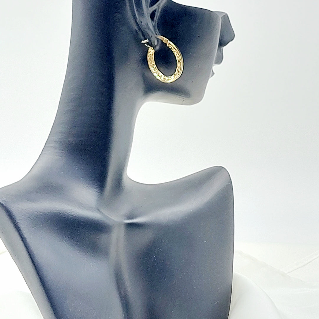 18K حلق ذبلة اكسترا-مجوهرات الشيخ سعيد-Saeed Jewelry 