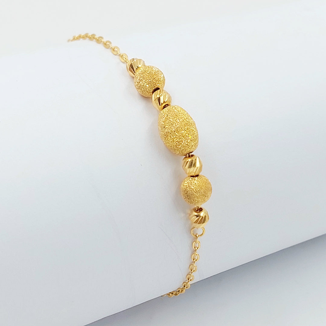 21K اسوارة طابات-مجوهرات الشيخ سعيد-Saeed Jewelry 