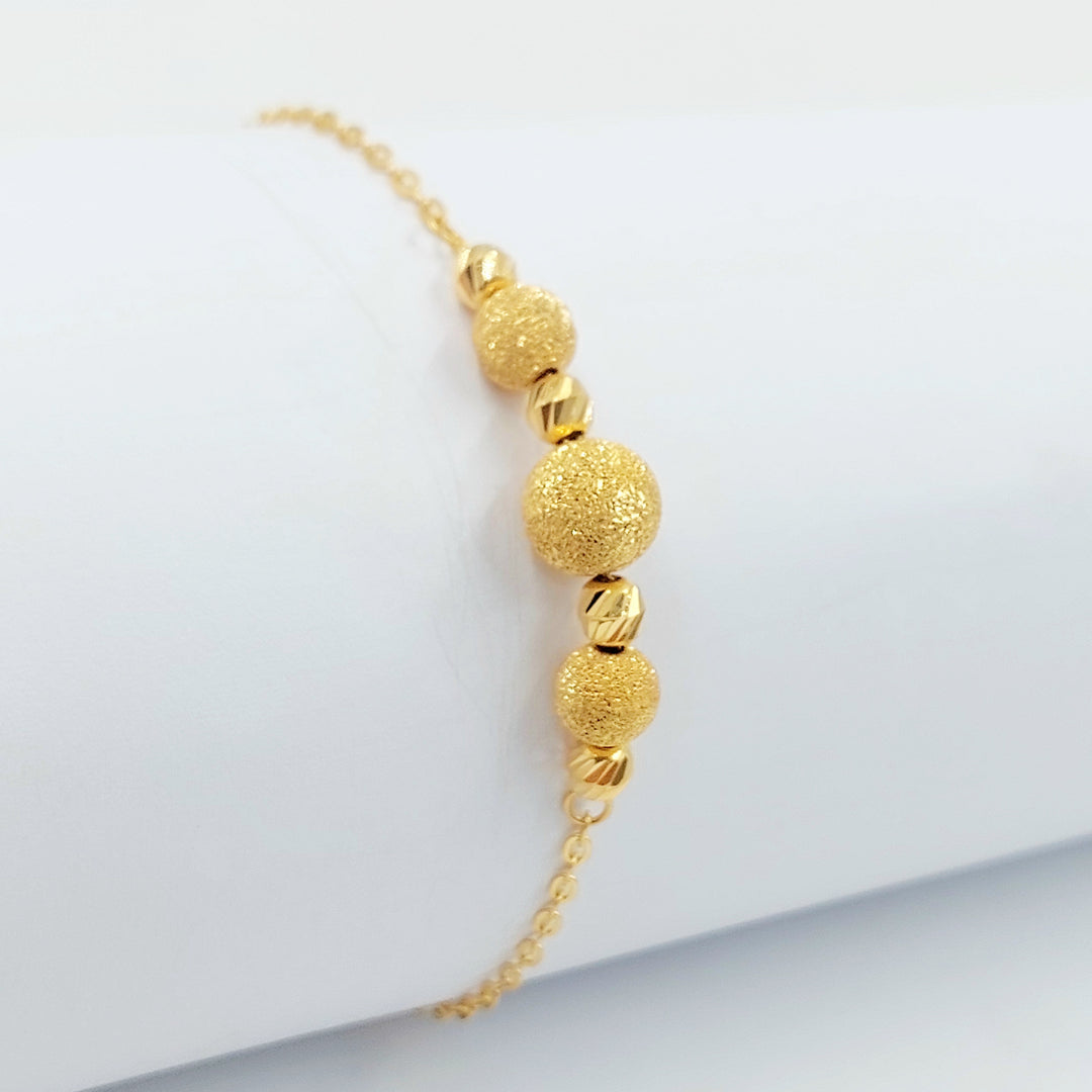 21K اسوارة طابات-مجوهرات الشيخ سعيد-Saeed Jewelry 