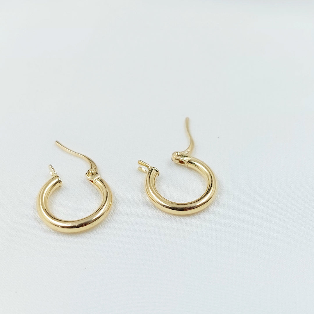 18K حلق ذبلة اطفال-مجوهرات الشيخ سعيد-Saeed Jewelry 